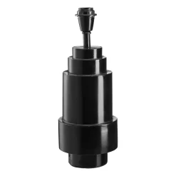 Pie de lámpara Empire negro, 40 cm