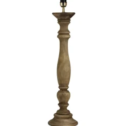 Pie de lámpara Lodge aged brown, 78 cm