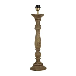 Pie de lámpara Lodge aged brown, 38 cm