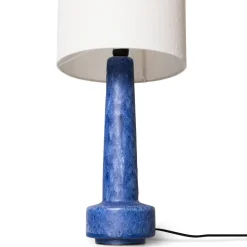 Pie de lámpara Retro gres, Blue