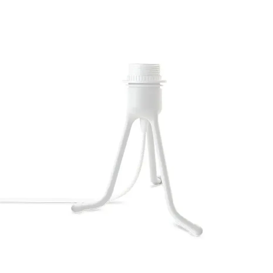 Pie de lámpara Tripod Base, blanco