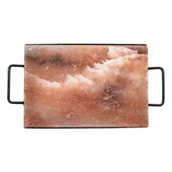 Piedra de sal con soporte Satake, 100% Sal del Himalaya