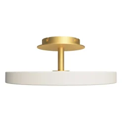 Plafón Asteria Up mediano, Pearl white