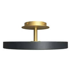 Plafón Asteria Up mediano, Anthracite grey