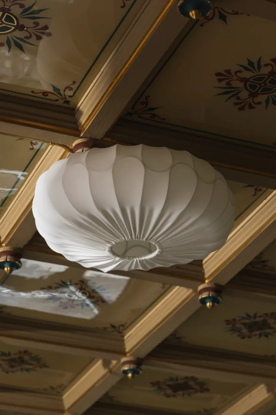 Plafón Bladverk, Blanco, Ø50×20 cm