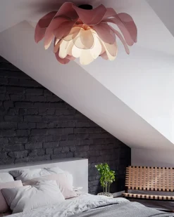 Plafón Lou Lou Ø80 cm, Rosa