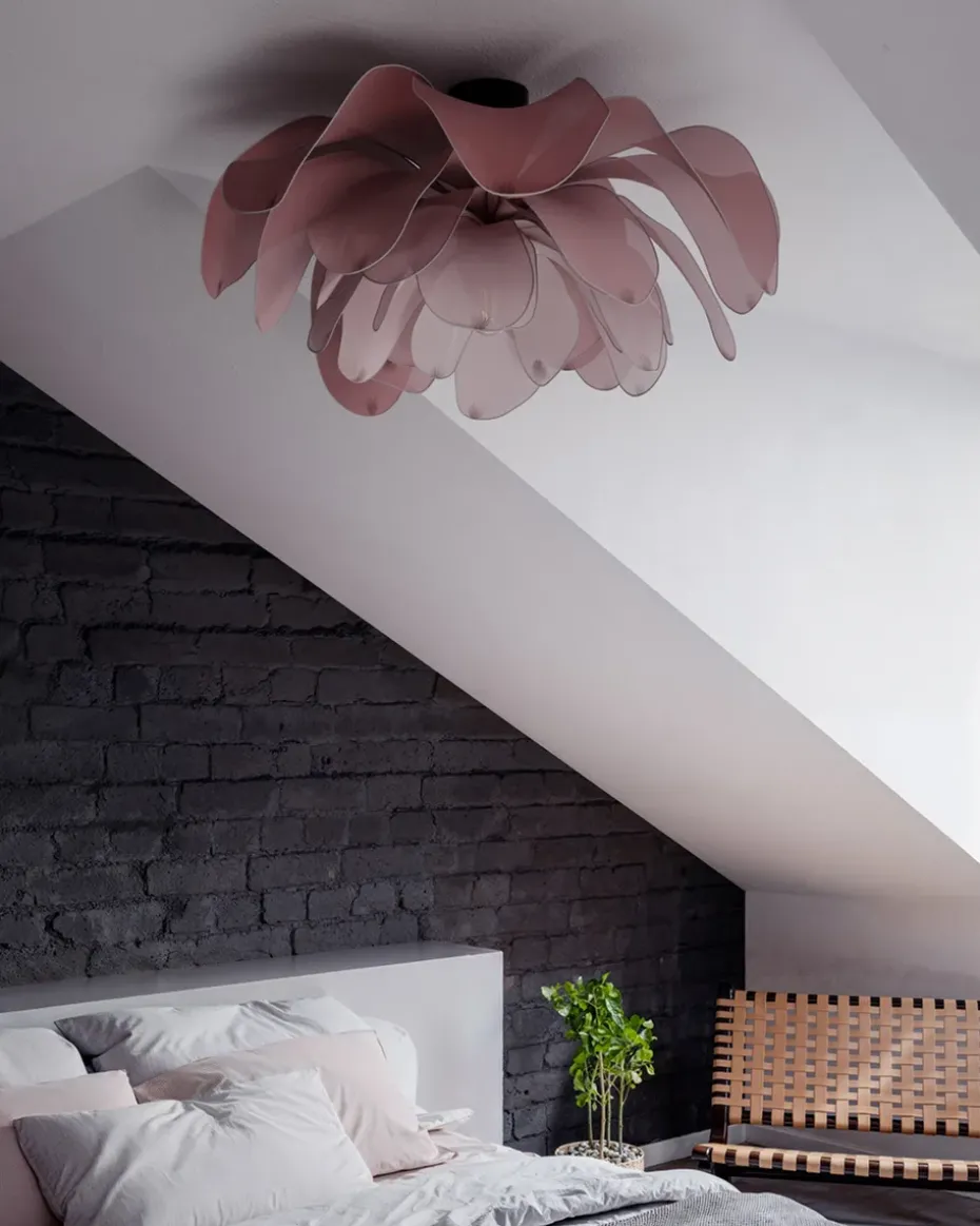 Plafón Lou Lou Ø80 cm, Rosa
