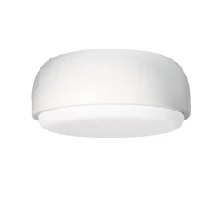 Plafón Over me Ø30 cm, blanco
