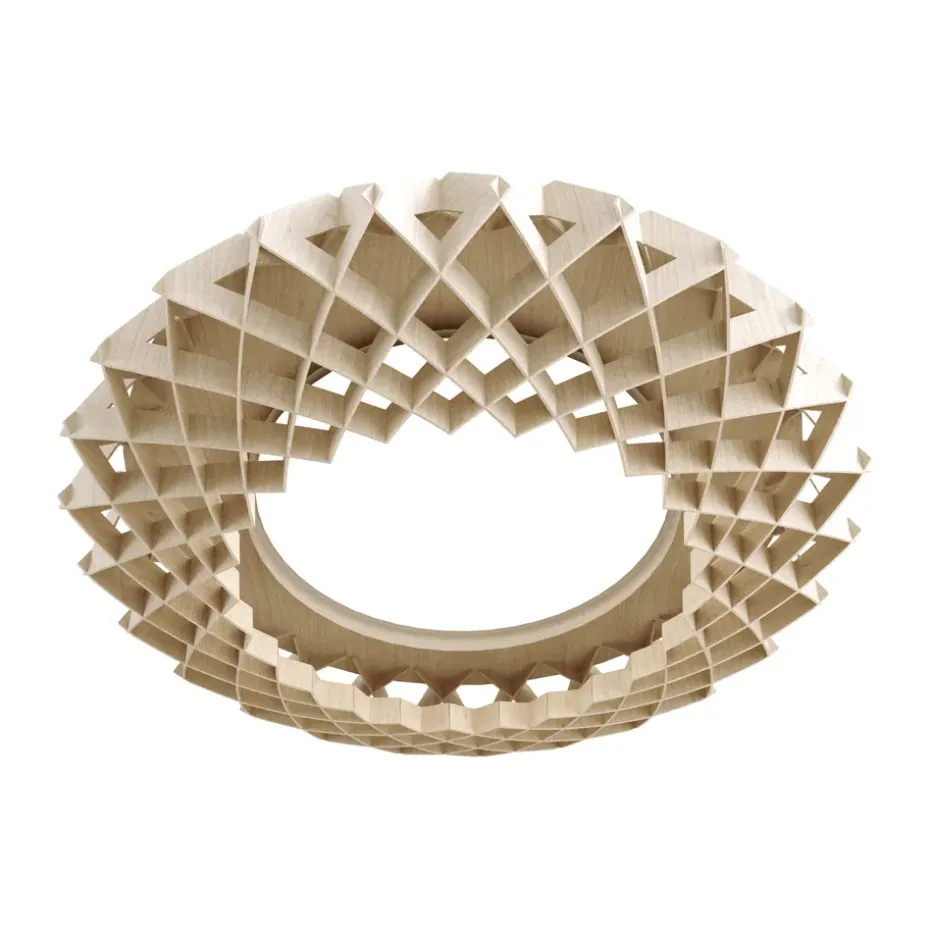 Plafón Pilke Signature Ø45 cm, Abedul