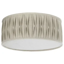 Plafón Plissé Ø45 cm, natural