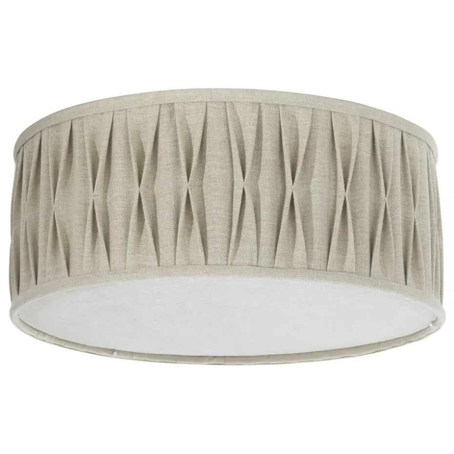 Plafón Plissé Ø45 cm, natural