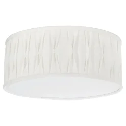 Plafón Plissé Ø45 cm, Off white