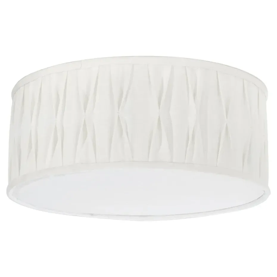 Plafón Plissé Ø45 cm, Off white
