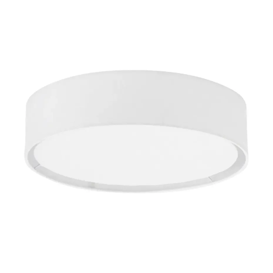 Plafón Sam Ø33 cm, blanco