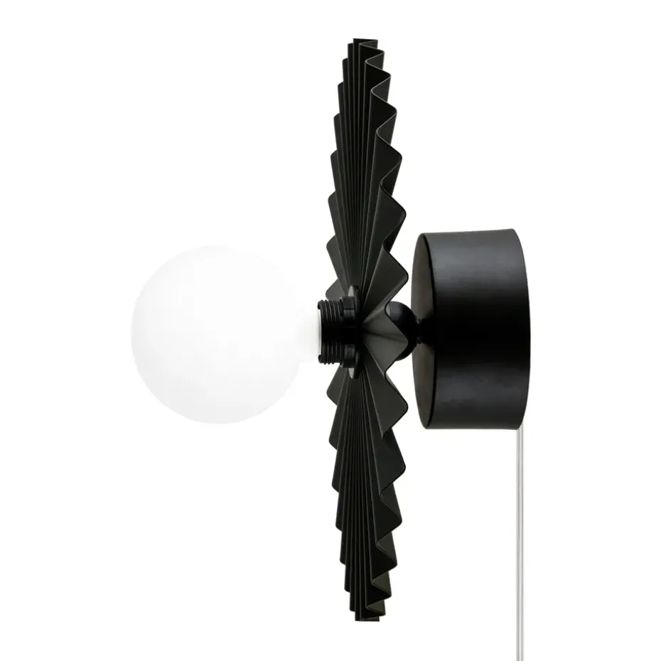 Plafón/Lámpara de pared Omega 35 cm, negro