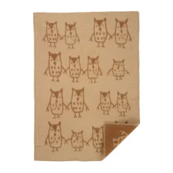 Plaid infantil Hand in hand 65x90 cm, Taupe