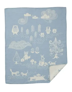 Plaid infantil Little Bear, azul