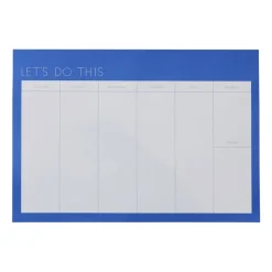 Planificador semanal Design Letters, Cobalt blue