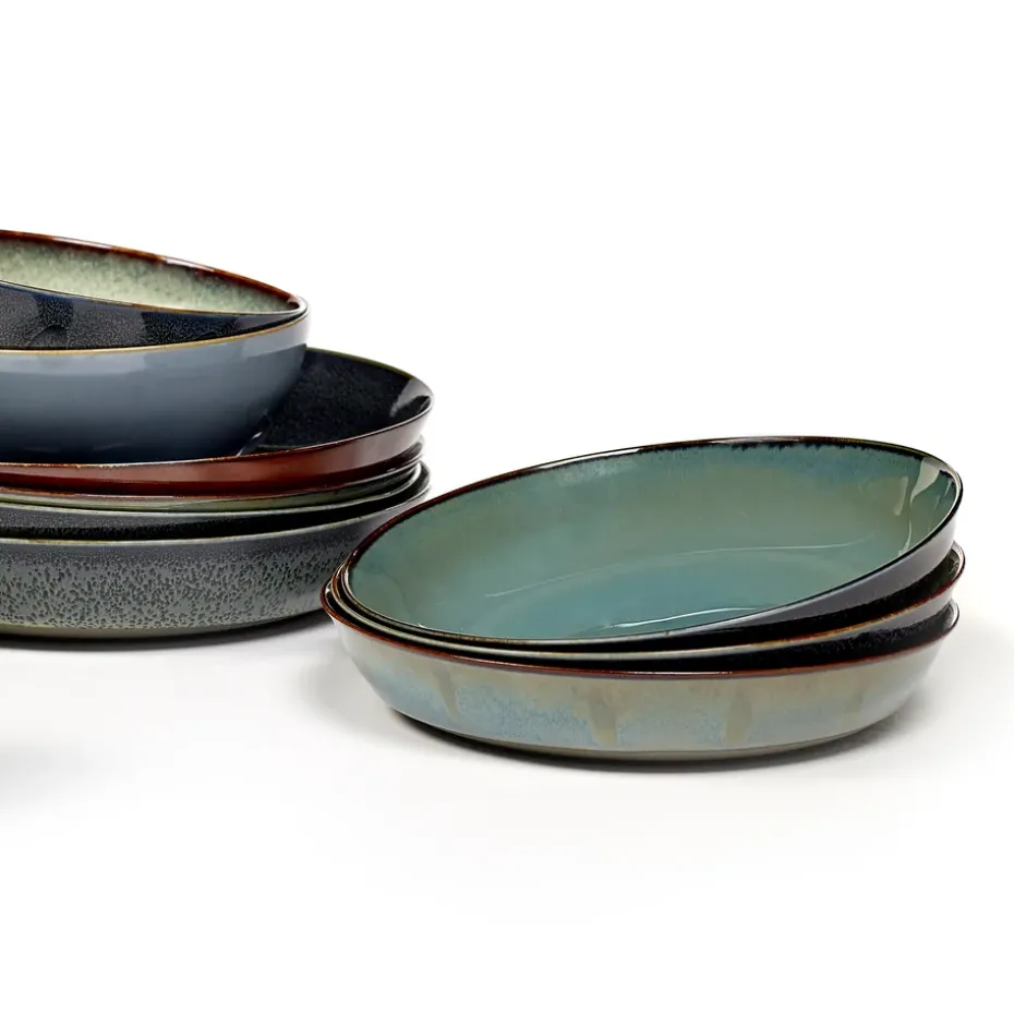 Platillo Terres de Rêves 17,5 cm, Smokey blue-dark blue