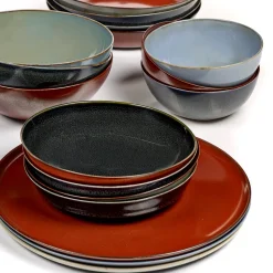 Platillo Terres de Rêves 17,5 cm, Dark blue-rust
