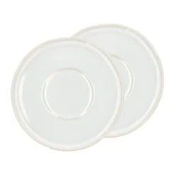 Platillos de té Styles Ø13 cm, 2-pack, Cream white