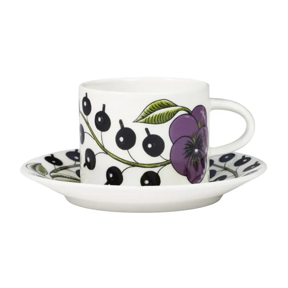 Plato Ø14 cm para taza de café 18 cl Paratiisi, morado