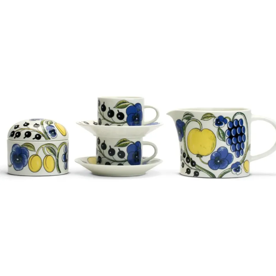 Plato Ø16,5 cm para taza de té 28 cl Paratiisi, azul