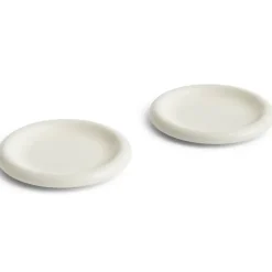 Plato Barro, Off-white, Ø18 cm, pack de 2