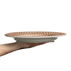 Plato Bubbles 28 cm, Cinnamon