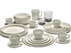 Plato Cena sin borde L Ø26 cm, Ivory