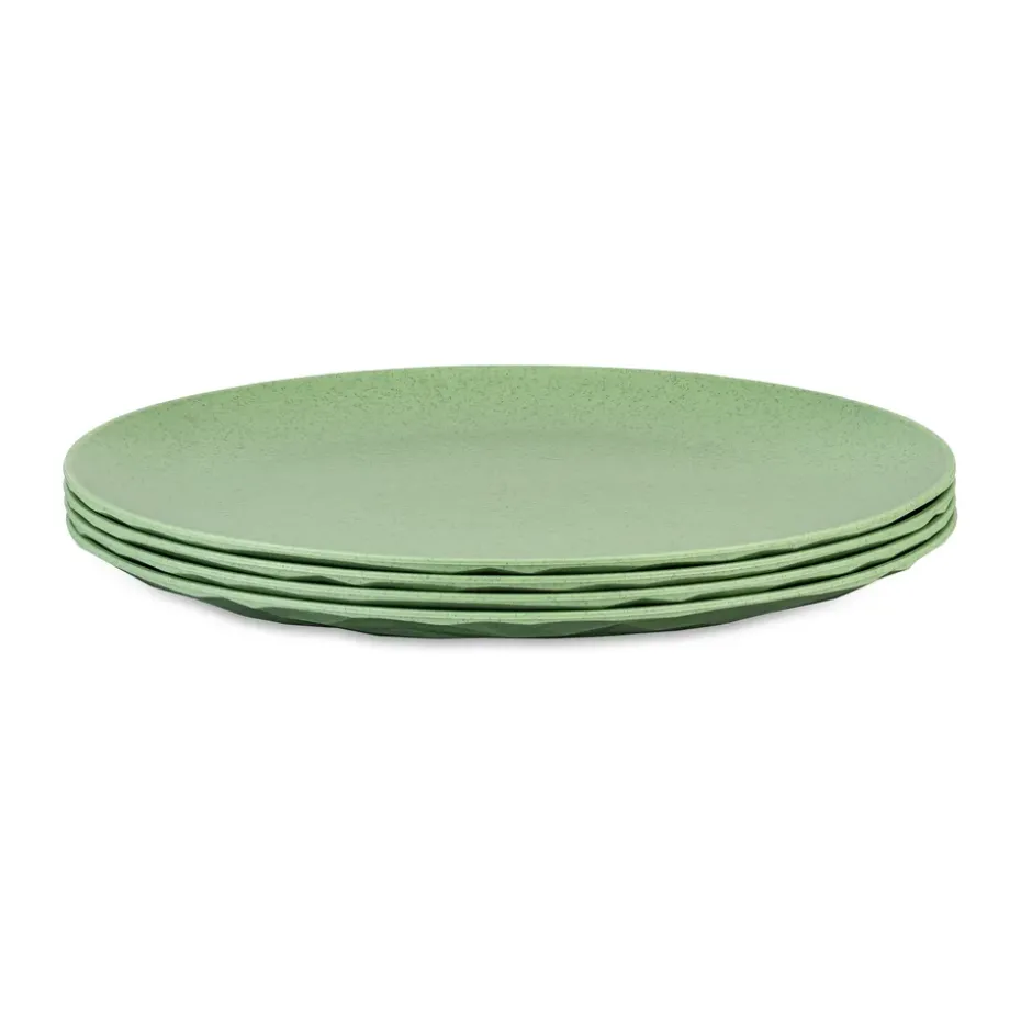 Plato Club Ø26 cm, 4-pack termoplástico biocircular, Nature leaf green