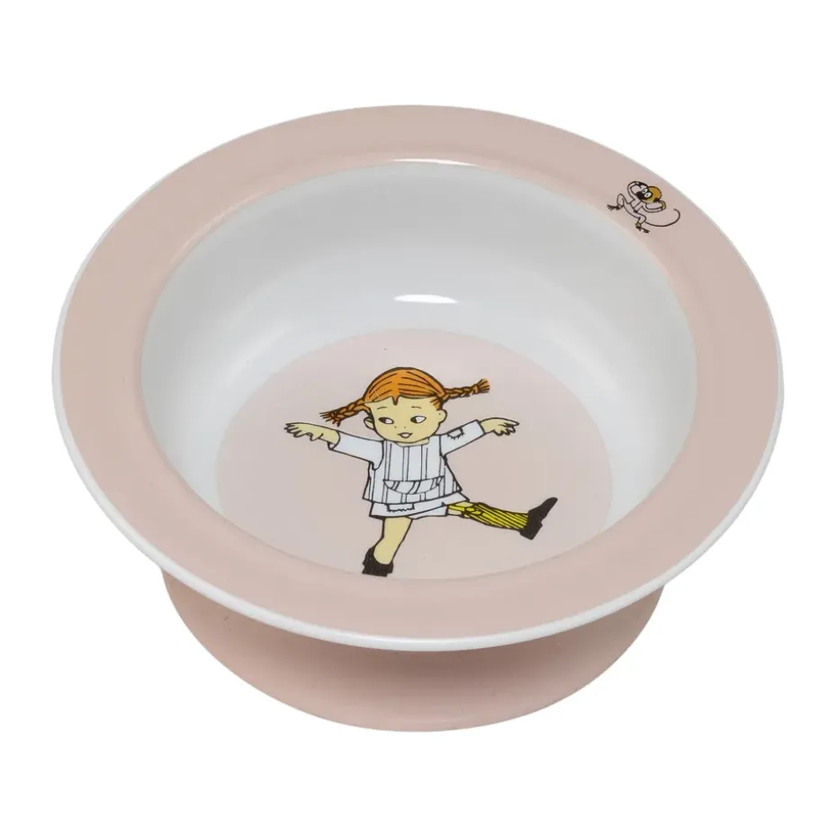 Plato con ventosa Pippi Cirkus Ø15,5 cm, Rosa