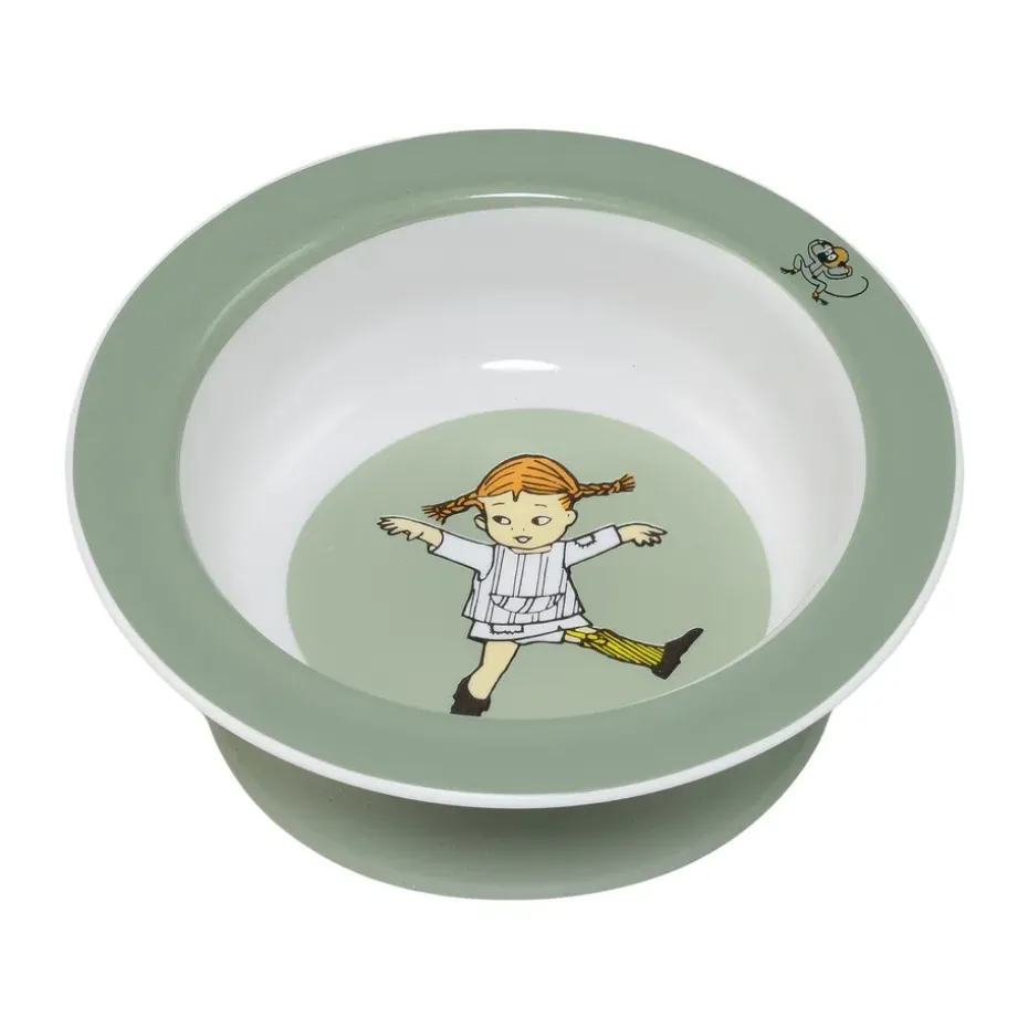 Plato con ventosa Pippi Cirkus Ø15,5 cm, Verde