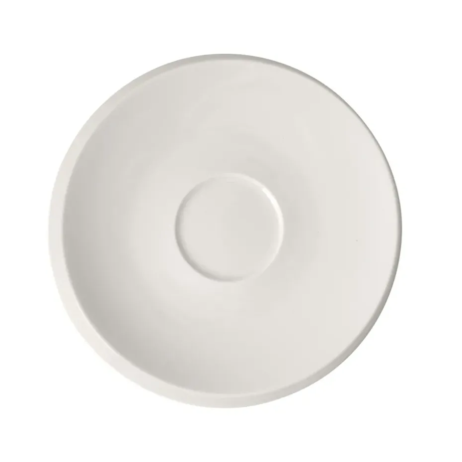 Plato de café NewMoon Ø17 cm, blanco