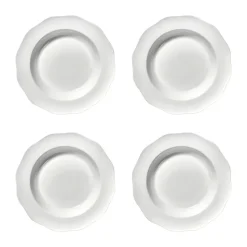 Plato de pasta Silhouette Ø22 cm set de 4, White