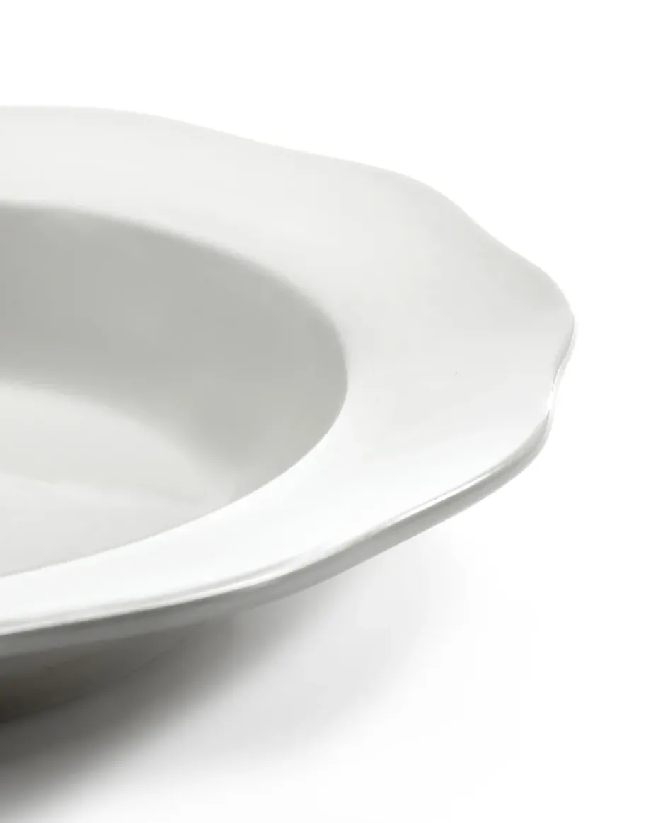 Plato de pasta Silhouette Ø22 cm set de 4, White