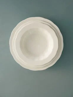 Plato de pasta Silhouette Ø22 cm set de 4, White