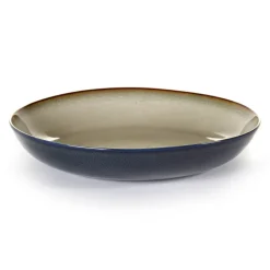 Plato de pasta Terres de Rêves 23,5 cm, Misty grey-dark blue