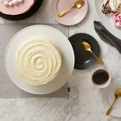 Plato de tarta Swedish Grace 31 cm, nieve (blanco)