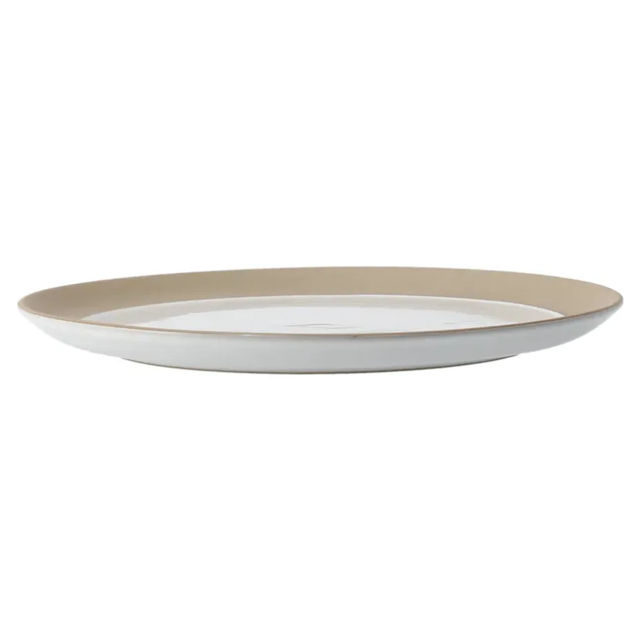 Plato Fossil Ø26 cm, Blanco