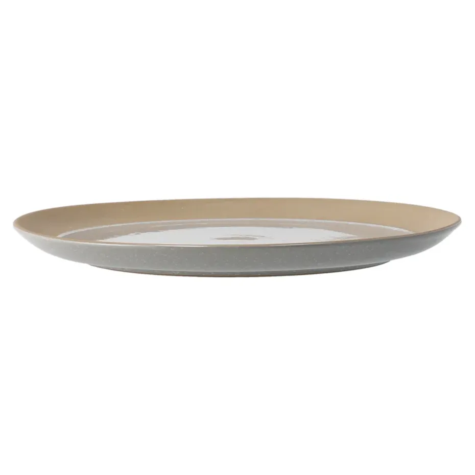 Plato Fossil Ø26 cm, Gris