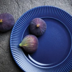 Plato Groovy Ø 21 cm, Azul
