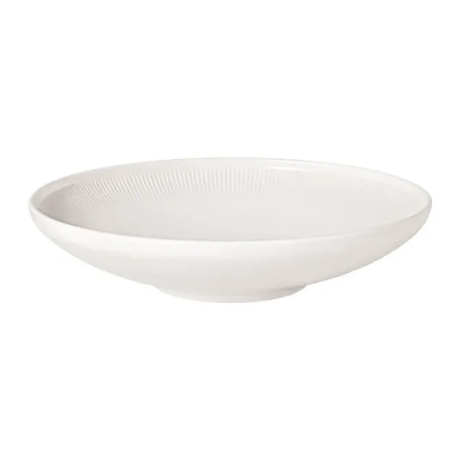 Plato hondo Afina Ø25 cm, Blanco