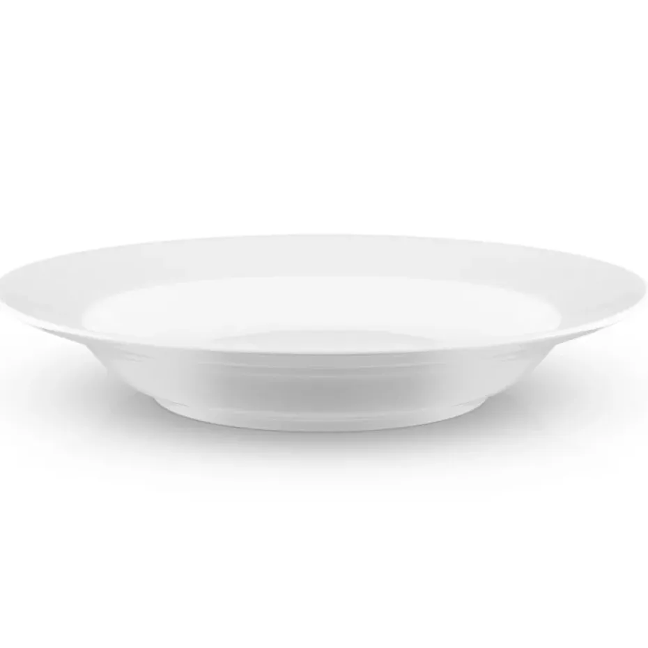 Plato hondo Eva Trio Legio Nova, blanco