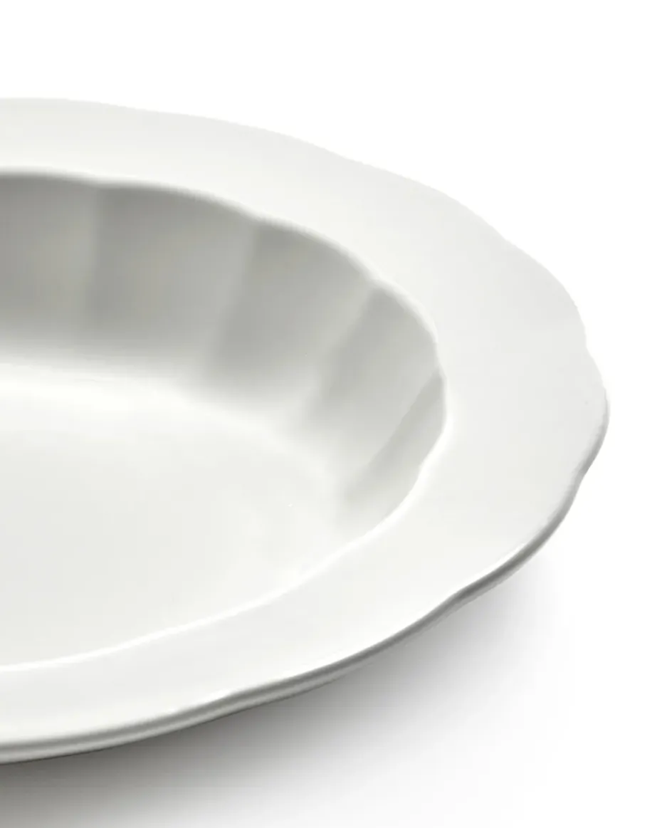 Plato hondo Silhouette M Ø23,7 cm set de 4, White