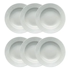 Plato hondo Swedish Grace Ø25 cm, Niebla (gris)
