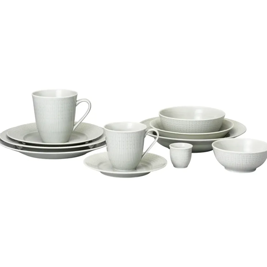 Plato hondo Swedish Grace Ø25 cm, Niebla (gris)