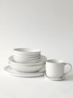 Plato hondo Vince Ø22,5 cm, blanco