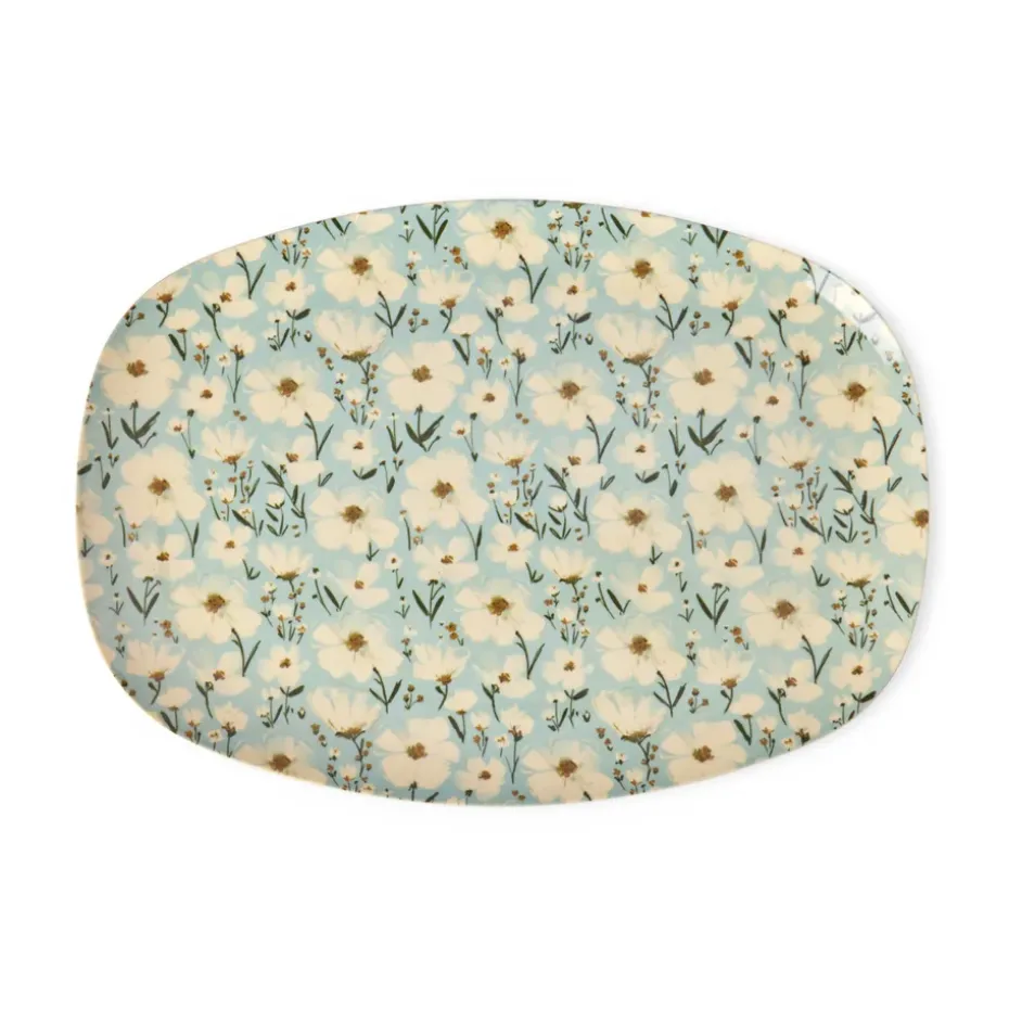 Plato melamina Rice 22x30 cm, Summer bloom