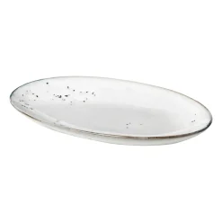 Plato ovalado Nordic Sand, 13,6x22 cm